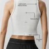 Canotta Henley in modal a costine - Bianco