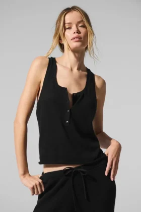 Canotta Henley Supernatural Maglione - Nero