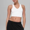 Canotta Real Bra con reggiseno integrato Airbrush - Bianco