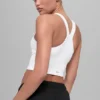 Canotta Real Bra con reggiseno integrato Airbrush - Bianco