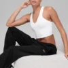 Canotta Real Bra con reggiseno integrato Airbrush - Bianco