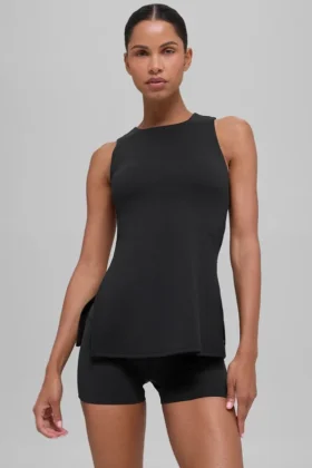 Canotta reggiseno a tutta lunghezza Alo Softsculpt Precision - Nero