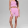 Canotta reggiseno senza cuciture a costine Favorite - Rosa Candy Heart