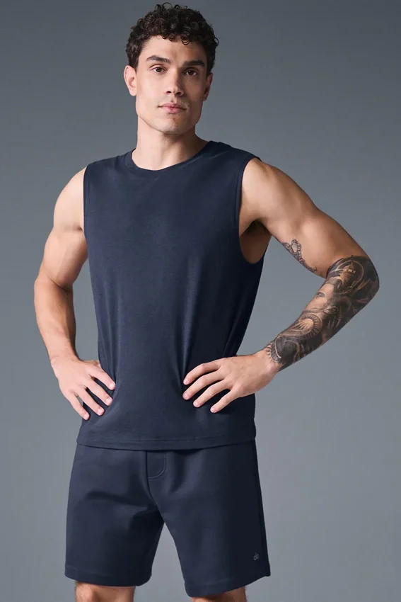 Canotta Triumph Muscle - Blu navy