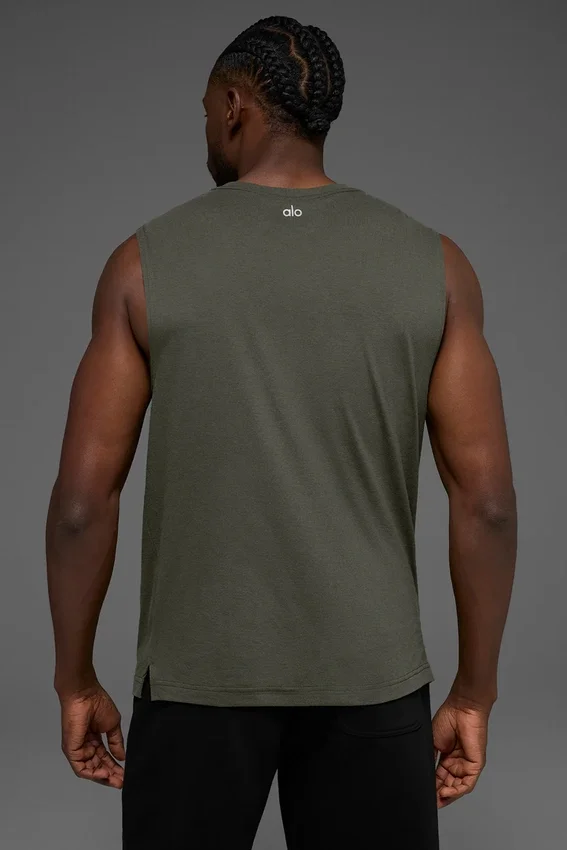 Canotta Triumph Muscle - Verde Stealth