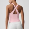 Canotte a corsetto Airbrush Sparks Fly - Rosa vintage