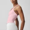 Canotte a corsetto Airbrush Sparks Fly - Rosa vintage