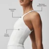 Canotte a corsetto Airbrush Sparks Fly - White