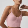 Canotte a costine "Delicate Lounge" - Rosa vintage