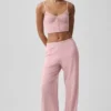 Canotte a costine "Delicate Lounge" - Rosa vintage
