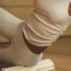 Canotte a costine En Pointe - Avorio
