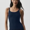 Canotte Adore a costine - Blu navy