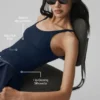 Canotte Adore a costine - Blu navy