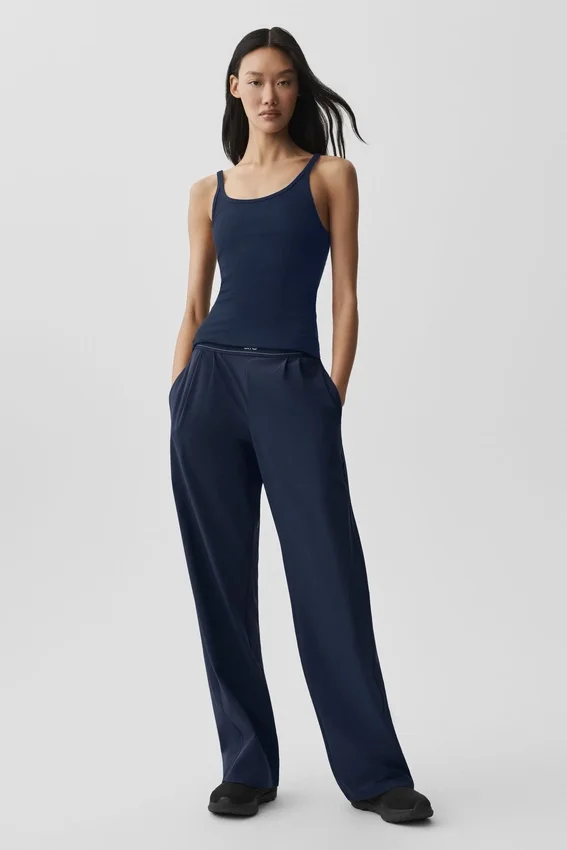 Canotte Adore a costine - Blu navy