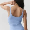 Canotte Adore a costine - Blu Provenza chiaro