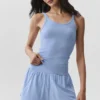Canotte Adore a costine - Blu Provenza chiaro