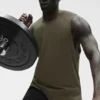 Canotte Alo Vapor Muscle - Olive Tree