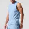 Canotte Alo Vapor Muscle - Seashell Blue