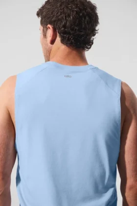 Canotte Alo Vapor Muscle – Seashell Blue