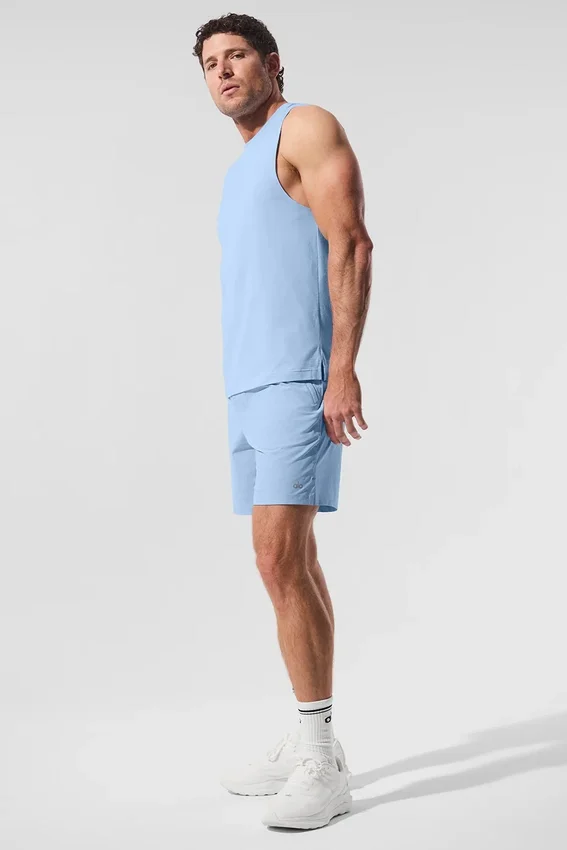 Canotte Alo Vapor Muscle - Seashell Blue