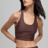 Canotte avec soutien-gorge intégré Airlift Super Sleek - Brownstone