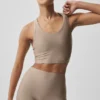 Canotte avec soutien-gorge intégré Airlift Super Sleek - Gravel