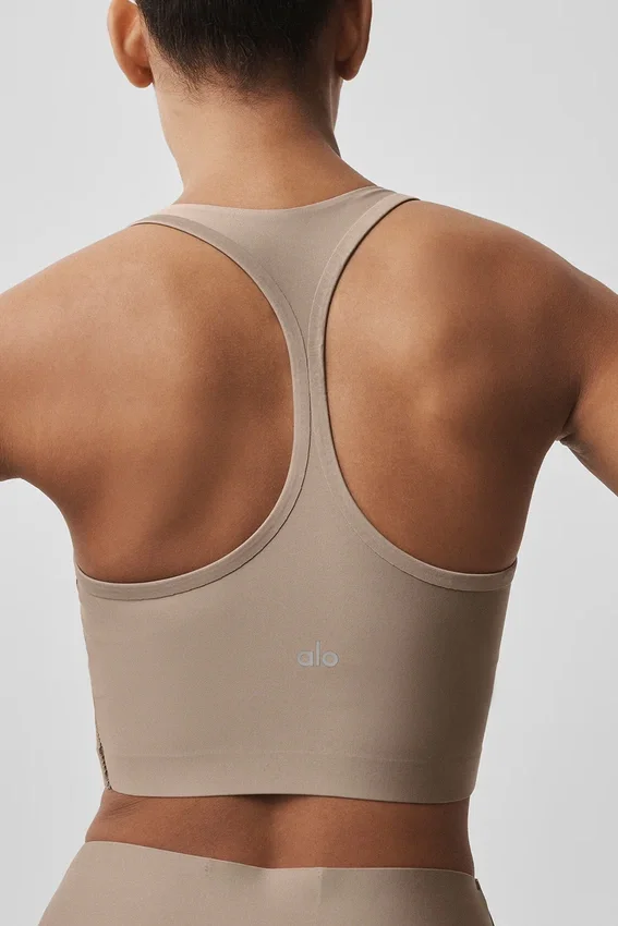 Canotte avec soutien-gorge intégré Airlift Super Sleek - Gravel