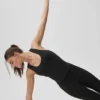 Canotte avec soutien-gorge intégré Alo Softsculpt No Nonsense - Noir