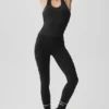 Canotte avec soutien-gorge intégré Alo Softsculpt No Nonsense - Noir