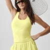 Canotte avec soutien-gorge intégré Alo Softsculpt No Nonsense - Sunshine