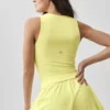 Canotte avec soutien-gorge intégré Alo Softsculpt No Nonsense - Sunshine