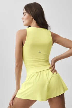 Canotte avec soutien-gorge intégré Alo Softsculpt No Nonsense – Sunshine