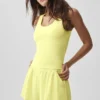 Canotte avec soutien-gorge intégré Alo Softsculpt No Nonsense - Sunshine