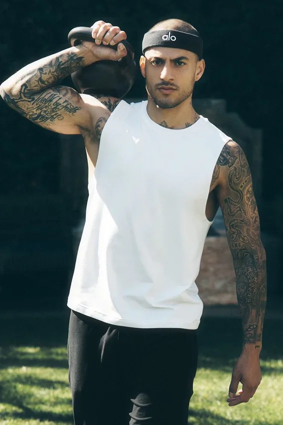 Canotte Conquer Muscle - Bianco