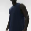 Canotte Conquer Muscle - Blu navy