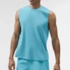 Canotte Conquer Muscle - Blue Breeze