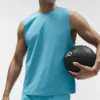 Canotte Conquer Muscle - Blue Breeze