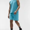 Canotte Conquer Muscle - Blue Breeze