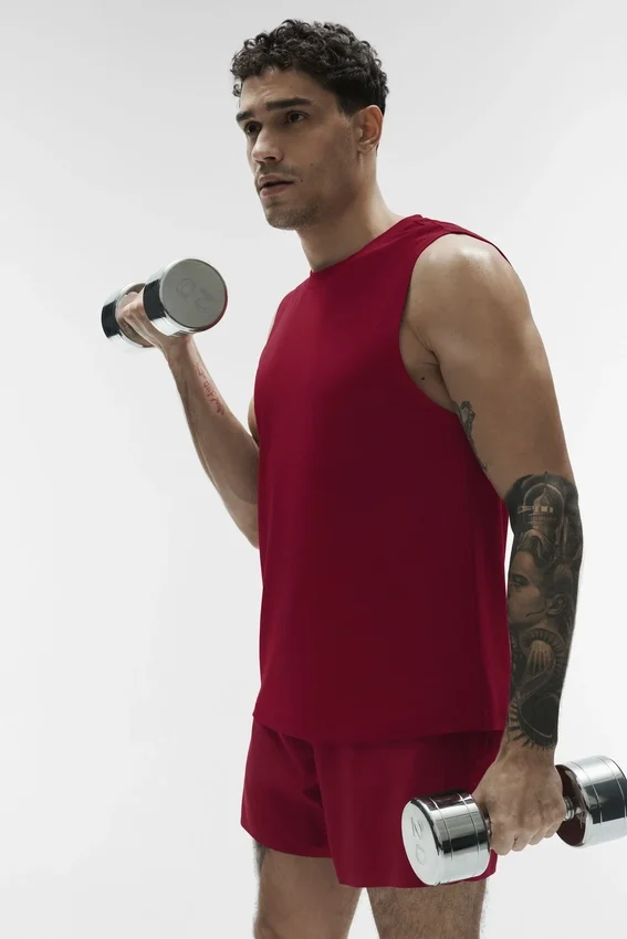 Canotte Conquer Muscle - Granato
