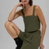 Canotte courte Dreamscape - Verde oliva