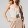 Canotte en cashmere transparent - Avorio