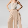 Canotte en cashmere transparent - Avorio