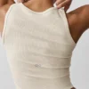 Canotte Henley en modal à coste - Oatmeal Heather
