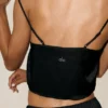 Canotte Radiance in misto seta - Nero