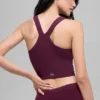 Canotte Real Bra con reggiseno integrato Airbrush - Burgundy