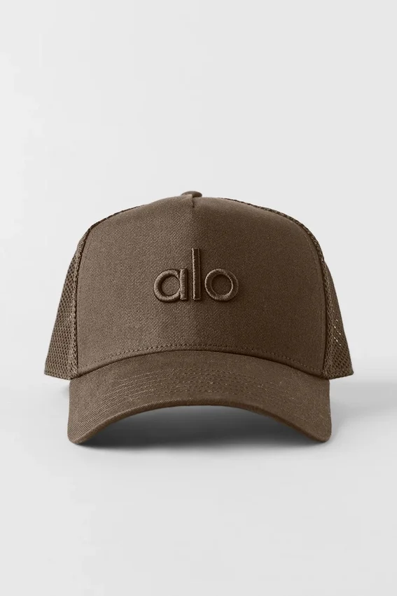 Cappellino da camionista District - Espresso