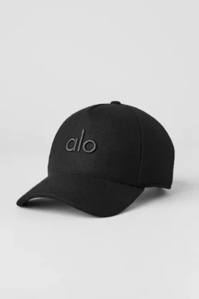 Cappellino da camionista District in misto lana - Nero