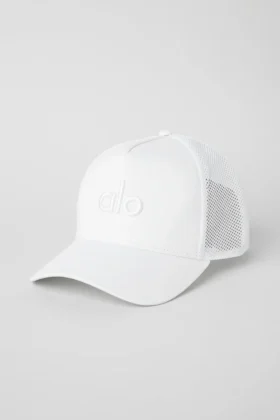 Cappellino District Trucker - Bianco/Bianco
