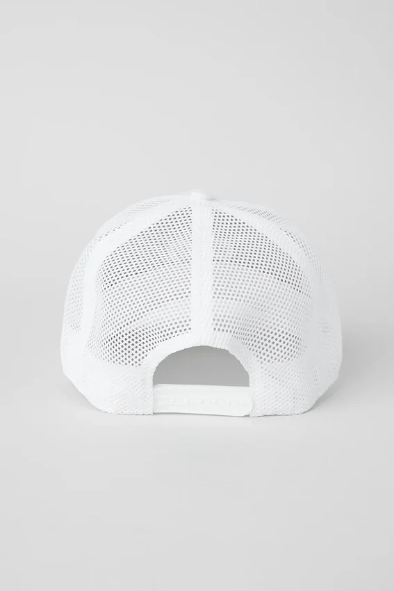 Cappellino District Trucker - Bianco/Bianco