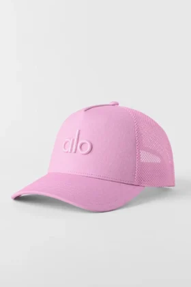 Cappellino District Trucker - Rosa Cuore Caramellato
